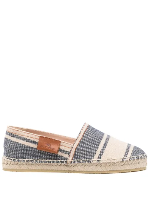 ETRO espadrilles à motif GG - Bleu - ETRO - Modalova