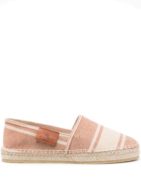 ETRO striped canvas espadrilles