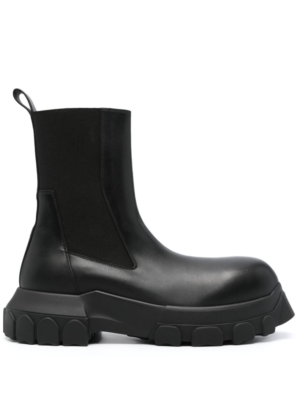 Shop Rick Owens Lido Beatle Bozo Tractor Boots In Black
