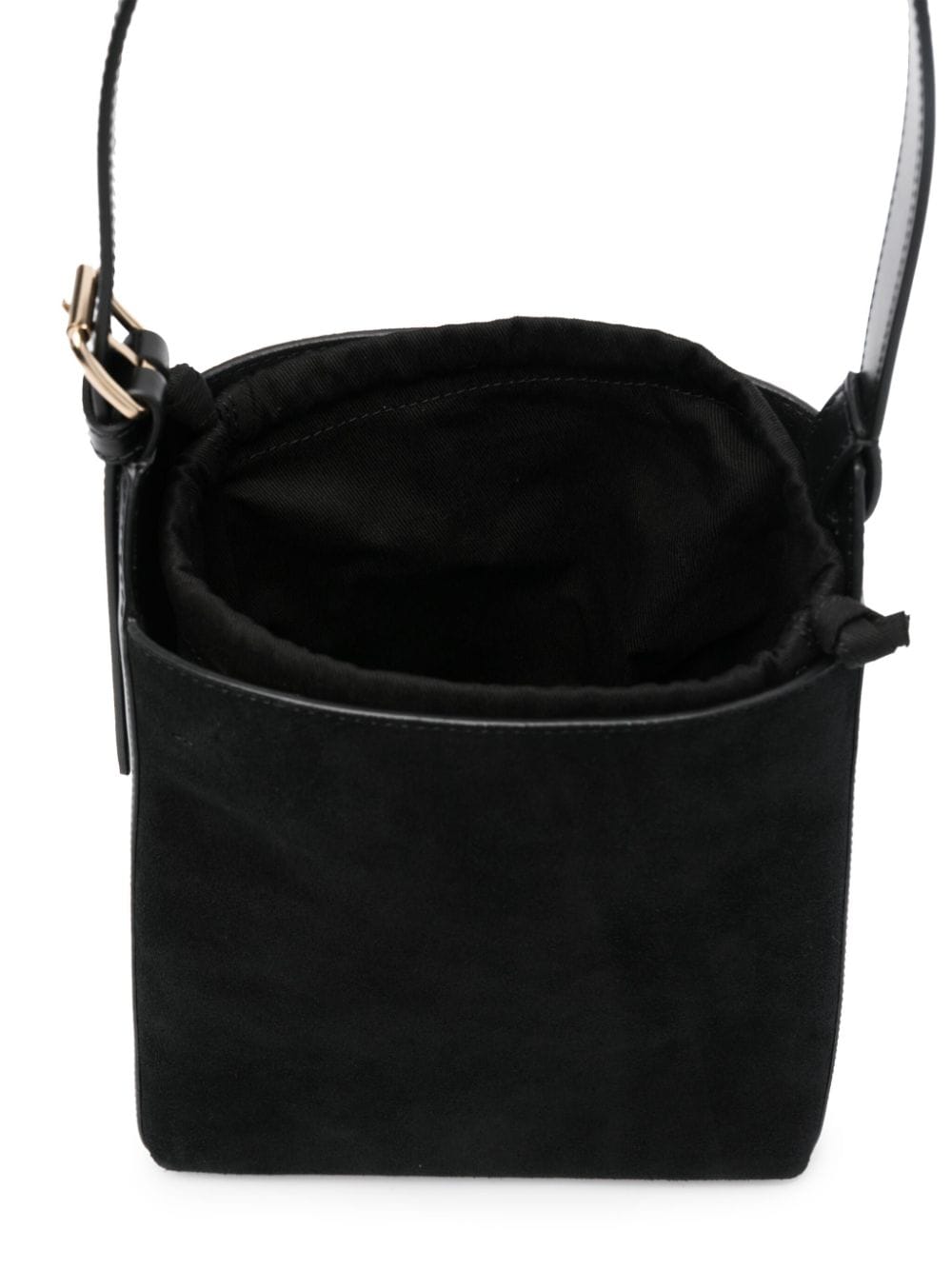 Shop Apc Virginie Leather Shoulder Bag In Schwarz