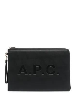 A.P.C. クラッチバッグ | ブラック | FARFETCH JP