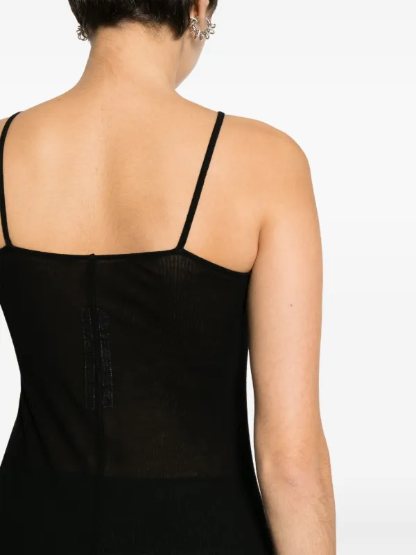当店だけの限定モデル Rick Owens FARFETCH | Black | Top Tank ribbed-knit Scorpio トップス