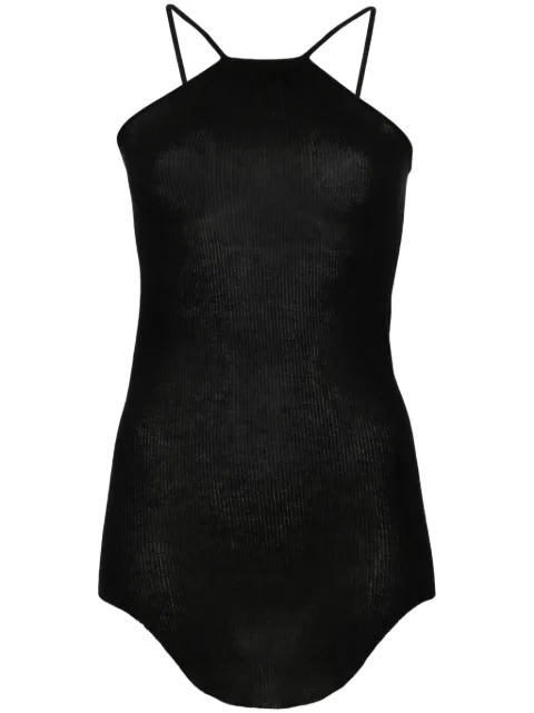 Rick Owens Scorpio ribbed-knit tank top