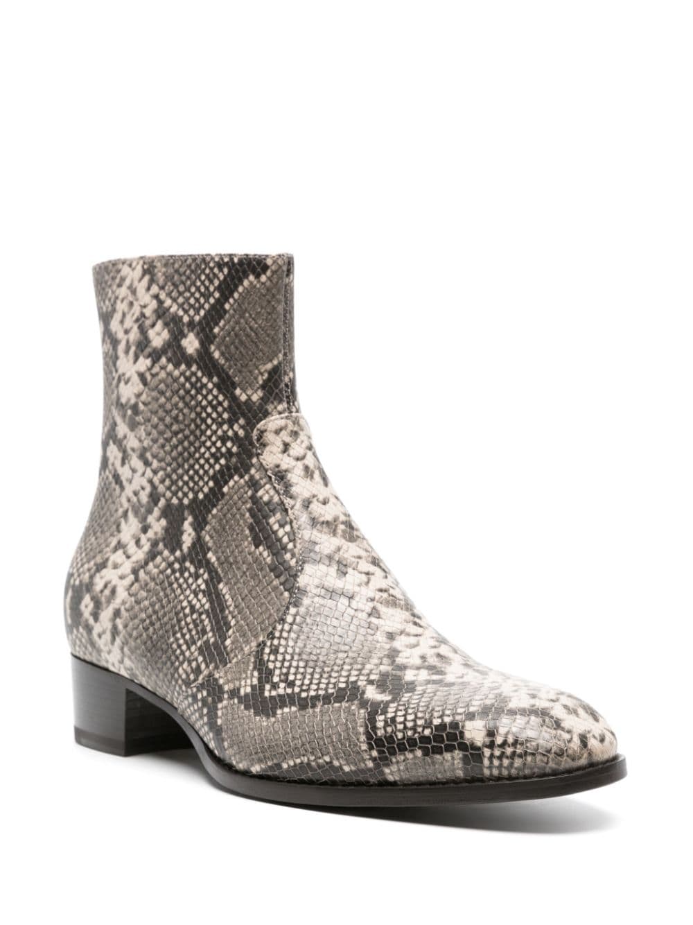 Image 2 of Scarosso Warren python-print Chelsea boots