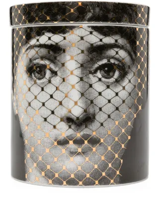 FORNASETTI キャンドル Fornasetti プリント キャンドル 250g | ブラック | FARFETCH JP
