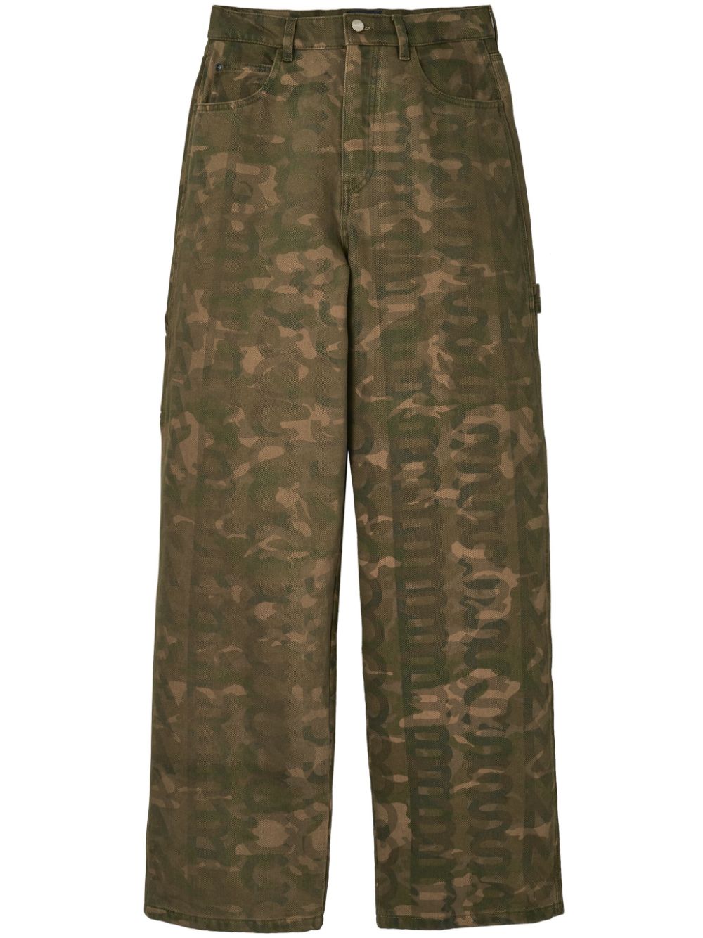 Image 1 of Marc Jacobs jeans anchos con estampado militar