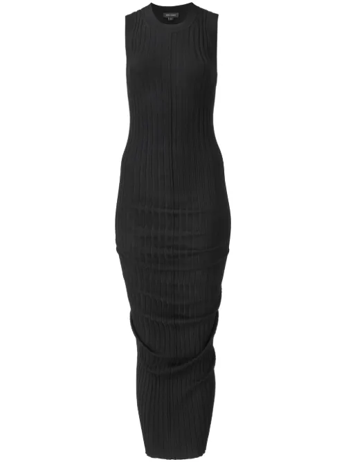 Robe mi-longue en laine mérinos à design torsadé - Marc Jacobs - Modalova