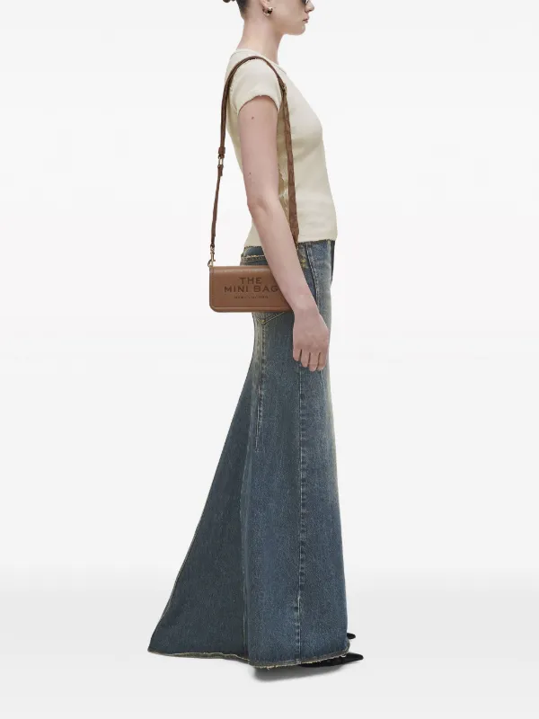 Marc Jacobs The Leather Mini Bag | Brown | FARFETCH JO