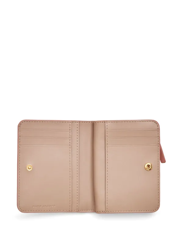 Marc Jacobs ザ カバード Jマーク ミニ コンパクト財布 | ピンク