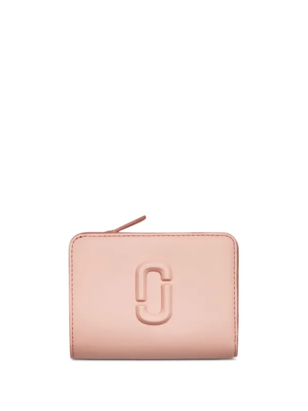 MARC JACOBS ザ レザー カバード Jマーク ミニ コンパクト 財布 Marc Jacobs ザ カバード Jマーク ミニ コンパクト財布