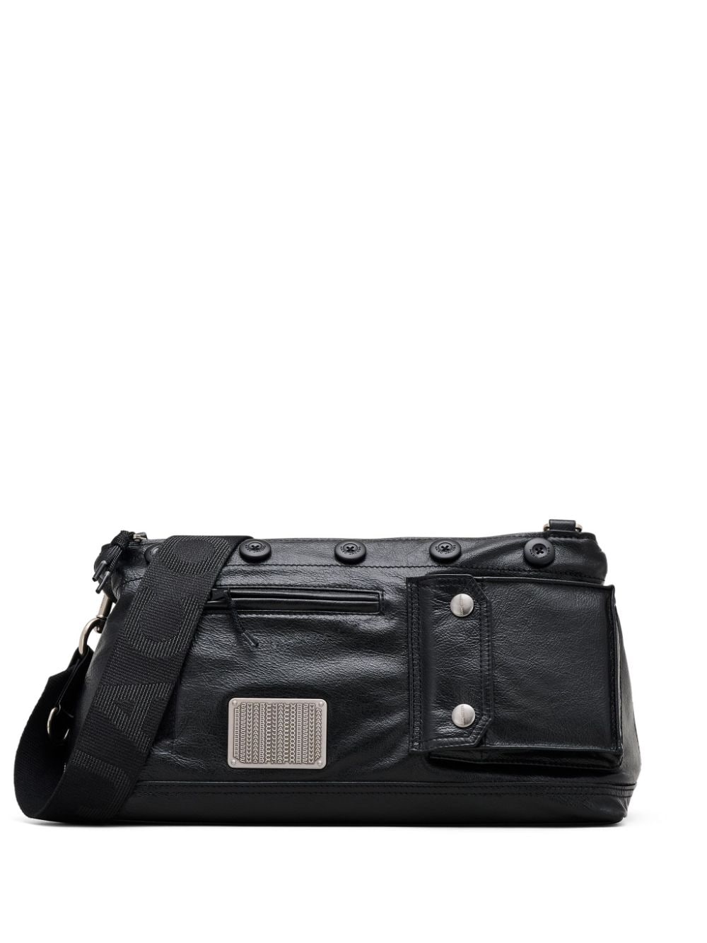 Marc Jacobs The Large Leather Runway Cargo Bag In Black