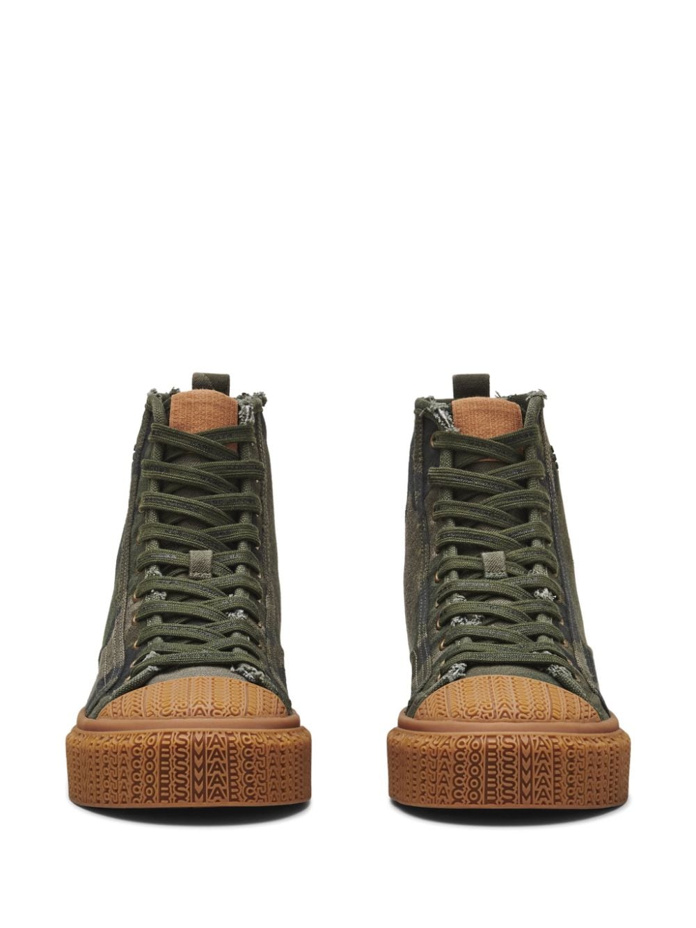 Marc Jacobs The Camo Jacquard high-top sneakers Green