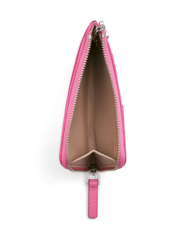 Marc Jacobs The Leather Top Zip Multi Wallet | Pink | FARFETCH