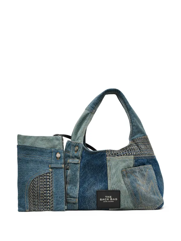 Marc Jacobs The Deconstructed Denim Sack バッグ | ブルー