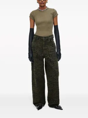 【関税込み】Marc Jacobs ブラック The Wide Leg カーゴパンツ Marc Jacobs wide-leg Cargo Trousers | Black | FARFETCH