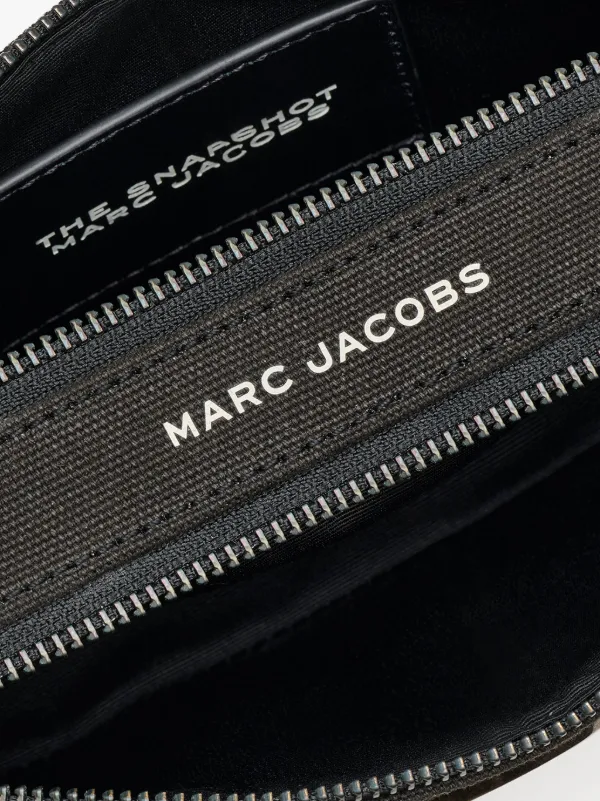 Marc Jacobs The Crystal Canvas Snapshot Camera Bag | Black
