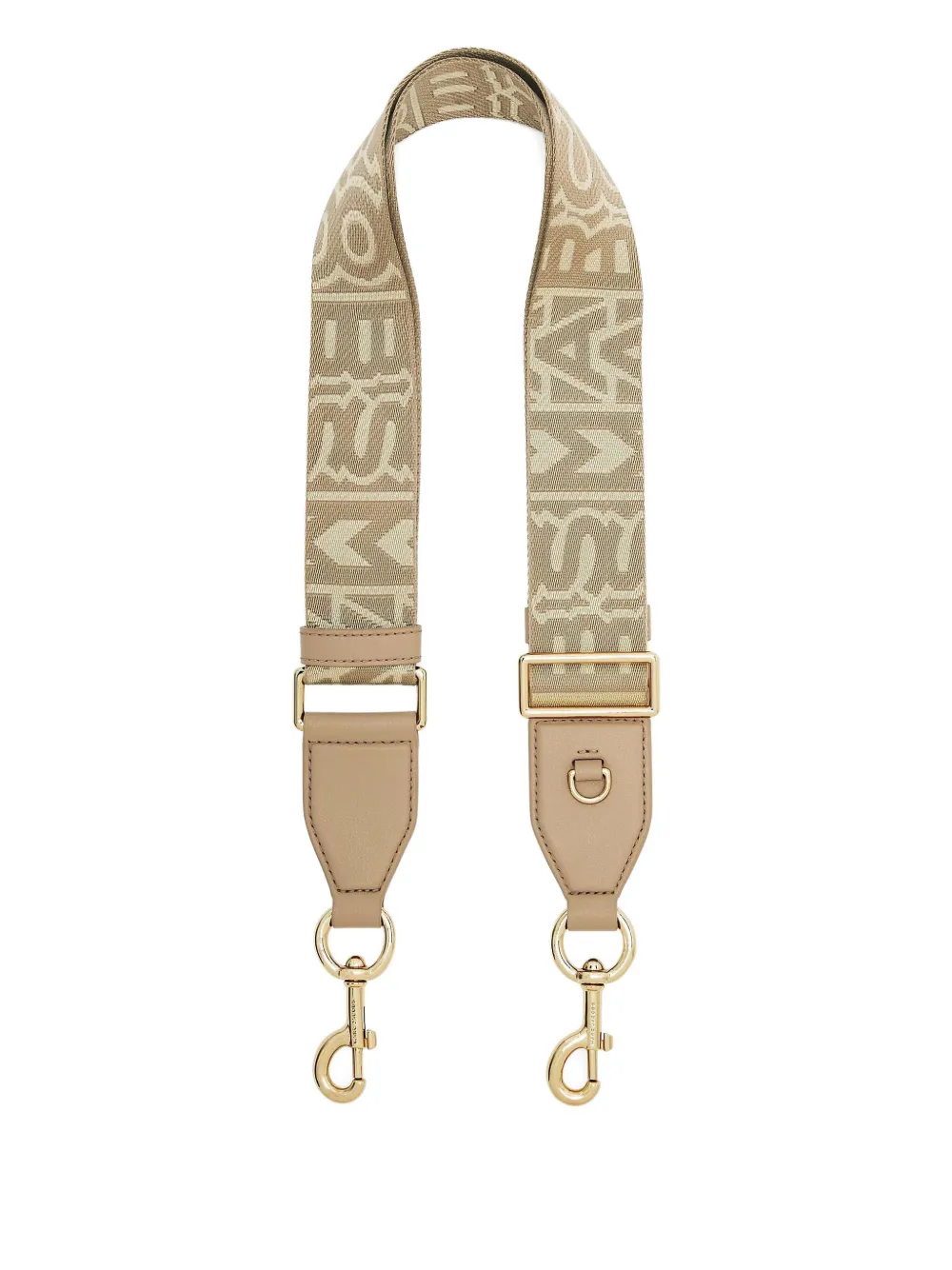 Marc Jacobs Utility Logo-jacquard Strap In Neutral