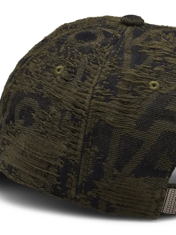 Marc Jacobs monogram-print Distressed Baseball Cap - Farfetch