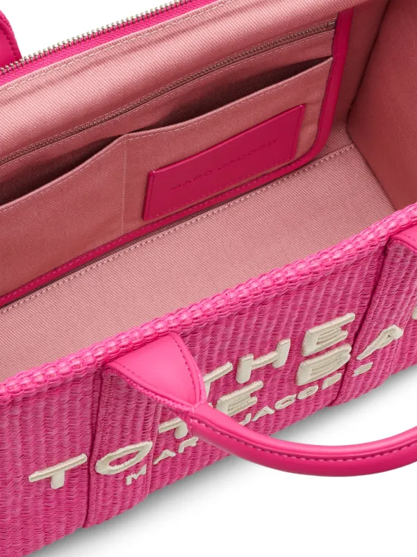 Marc Jacobs The Medium Woven Tote Bag | Pink | FARFETCH JO