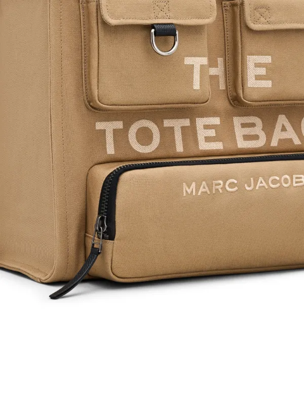 Marc Jacobs The Large Cargo Canvas Tote Bag | Brown | FARFETCH