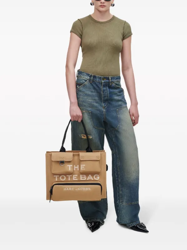 トートバッグ Marc Jacobs The Cargo Canvas Large Tote Bag In Camel The Cargo Canvas Large Tote Bag | Marc Jacobs | Official Site