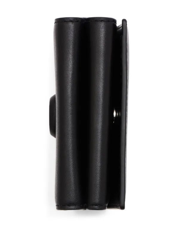 Marc Jacobs The Leather J Marc tri-fold Wallet | Black