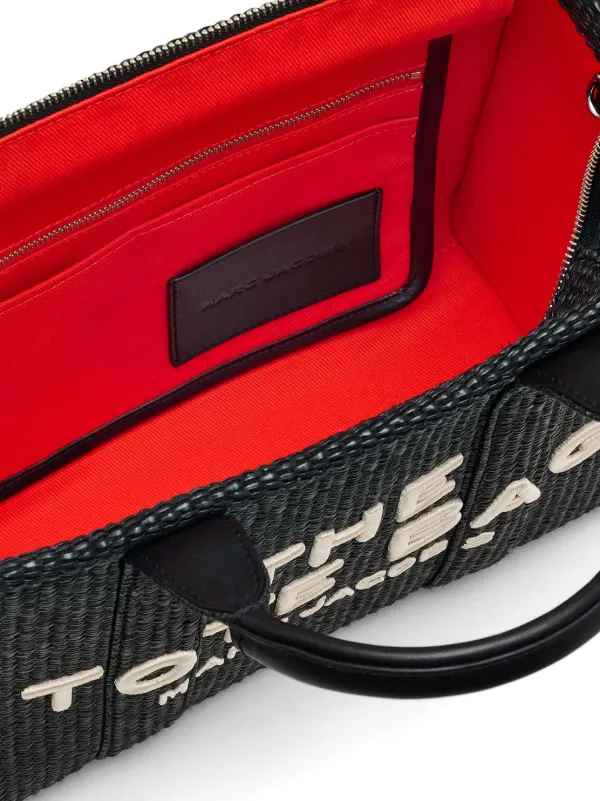 Marc Jacobs ザ ミディアム ウーブン トート バッグ | ブラック