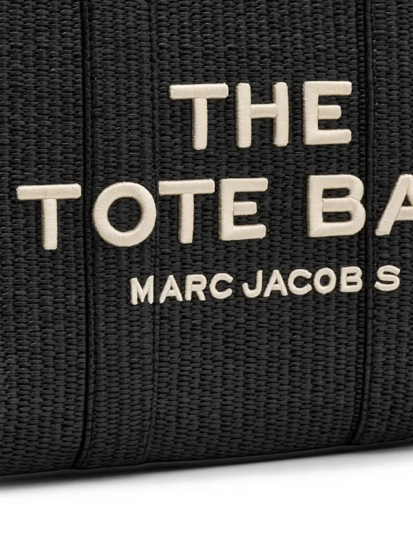 MARC JACOBS ザ ウーブン トート バッグ ミディアム Marc Jacobs ザ ミディアム ウーブン トート バッグ | ブラック