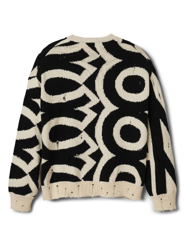 Marc jacobs black discount and white sweater