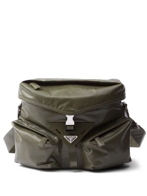 Sac porté épaule en cuir - Prada - Modalova