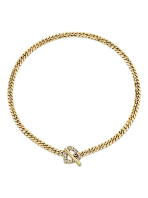 Logan Hollowell 14K yellow gold diamond necklace