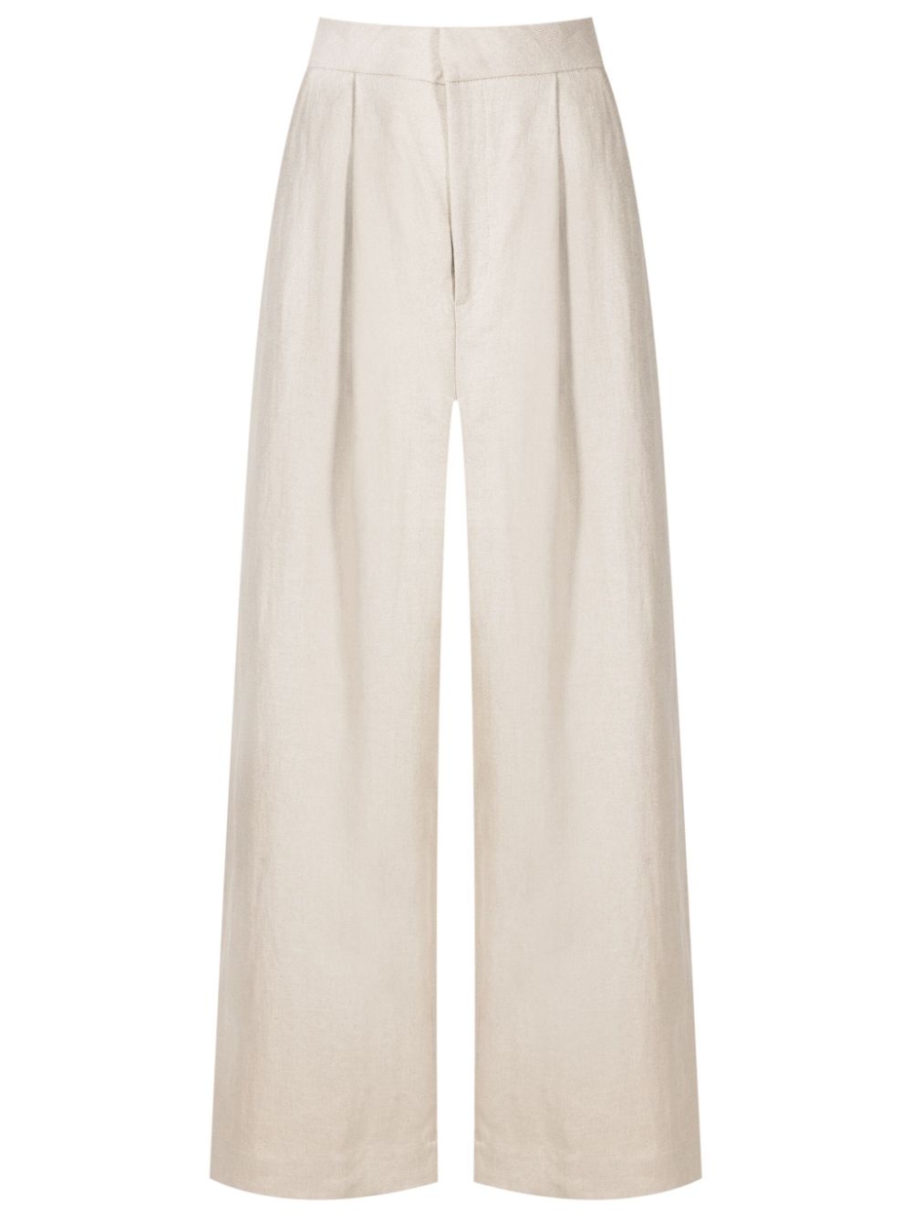 Lenny Niemeyer wide-leg linen trousers - Neutrals