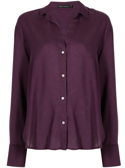 Lenny Niemeyer linen-blend long-sleeve shirt