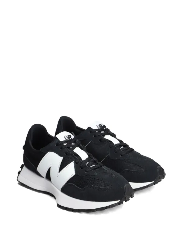 New Balance 327 lace-up logo-patch Sneakers | Black | FARFETCH CA