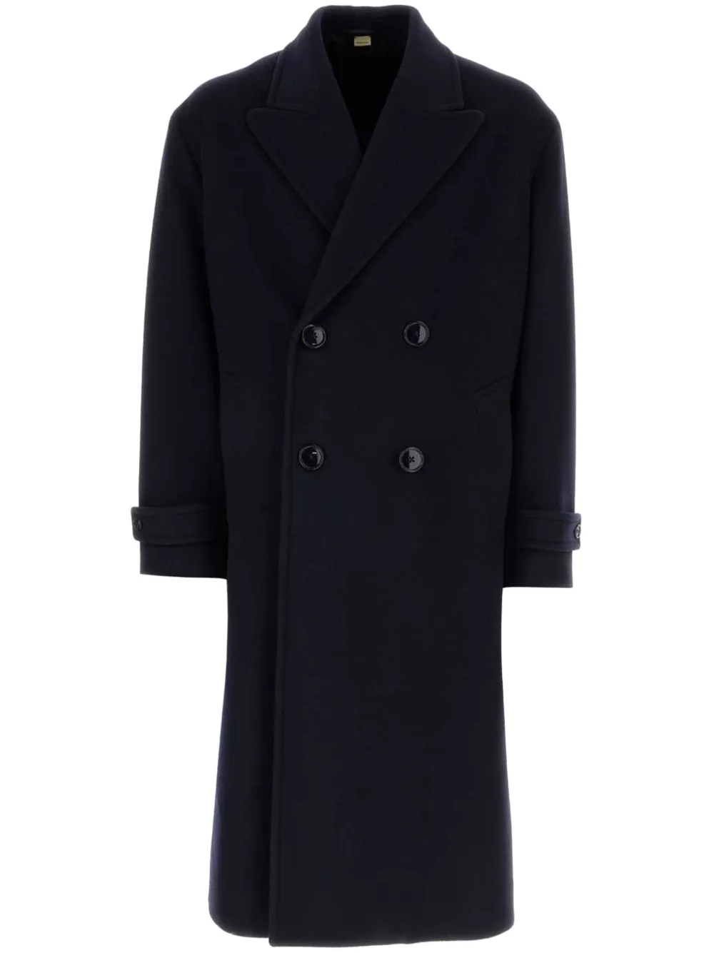 Gucci Mantel met dubbele rij knopen Blauw