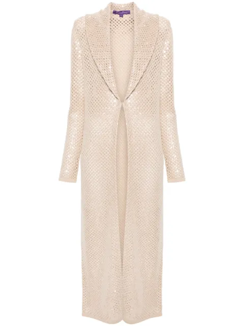 Ralph Lauren Collection cardigan en cachemire à coupe mi-longue