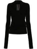 Rick Owens Prong cut-out top - Black