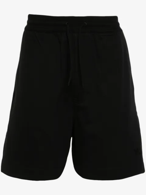 Y-3 logo-print track shorts