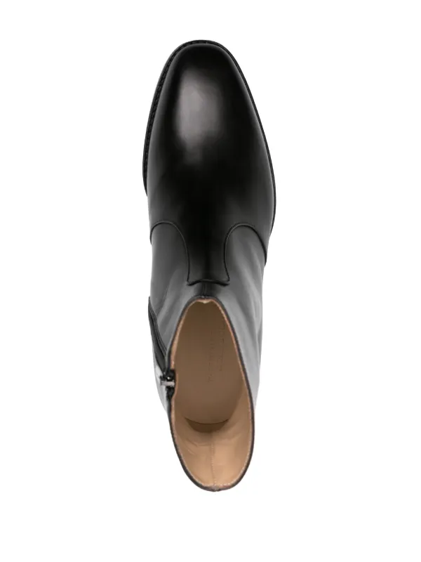 Scarosso x Warren Alfie Baker Leather Boots Black FARFETCH IN