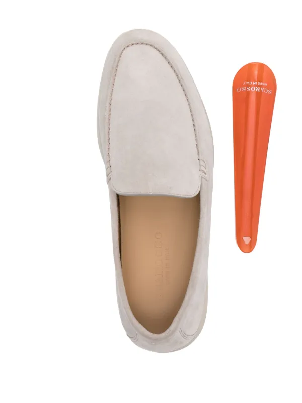 ローファー・オックスフォード SCAROSSO SS22 Sienna Tan Suede (SIENNALOAFTANSUED) Sienna Brown Suede Loafers for Women | Scarosso®