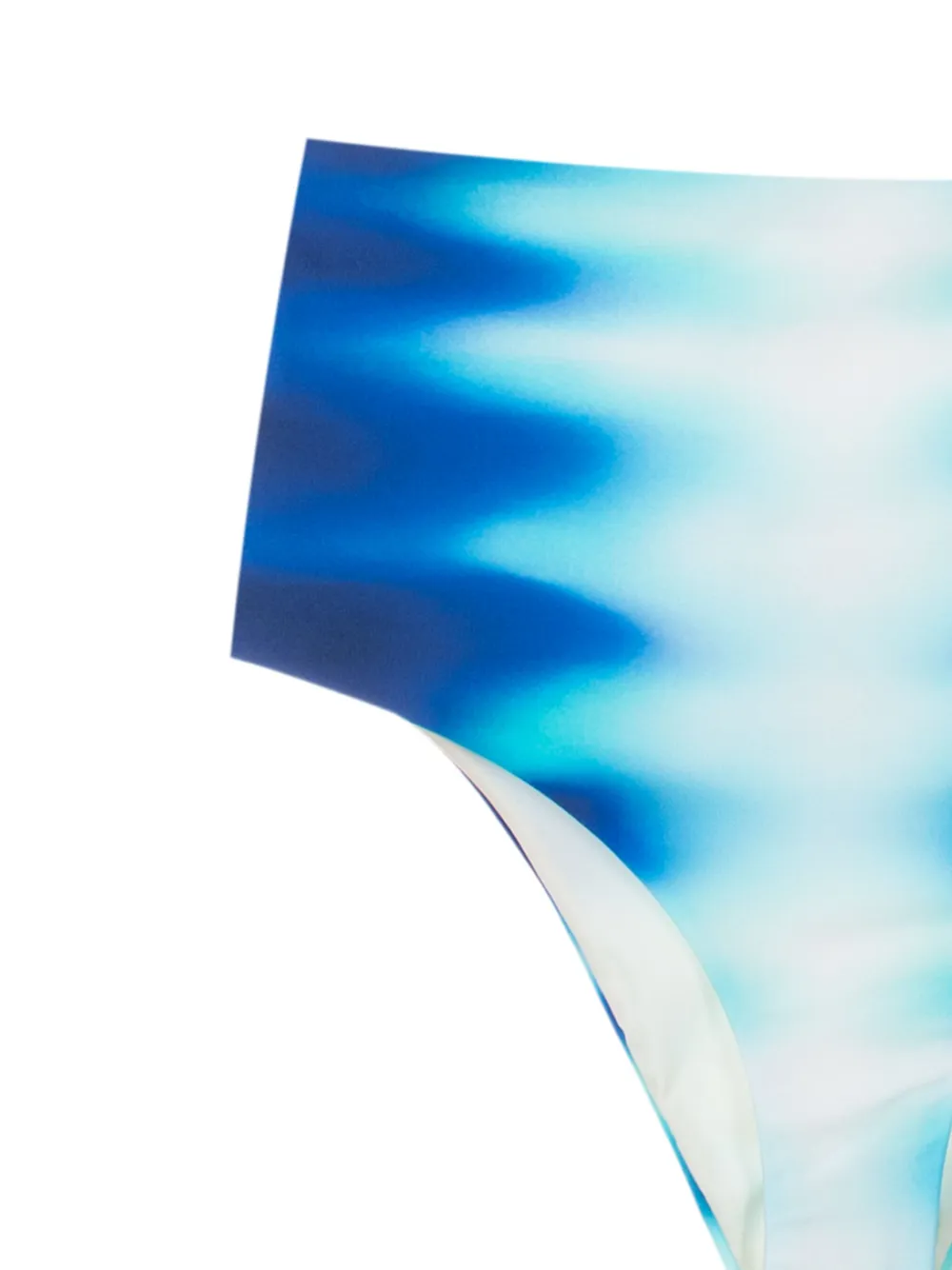 Lenny Niemeyer Abstract-print Bikini Bottoms In Blue