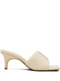 Marc Jacobs The Leather J Marc 65mm sandals - White