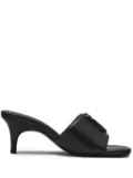 Marc Jacobs The Leather J Marc 65mm sandals - Black