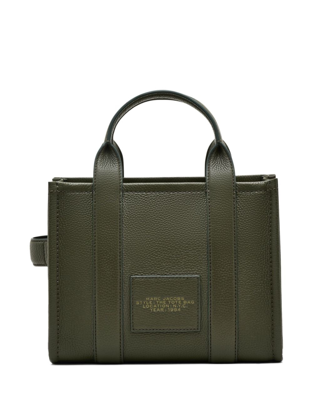 Marc Jacobs The Small Leather Tote leren shopper Groen
