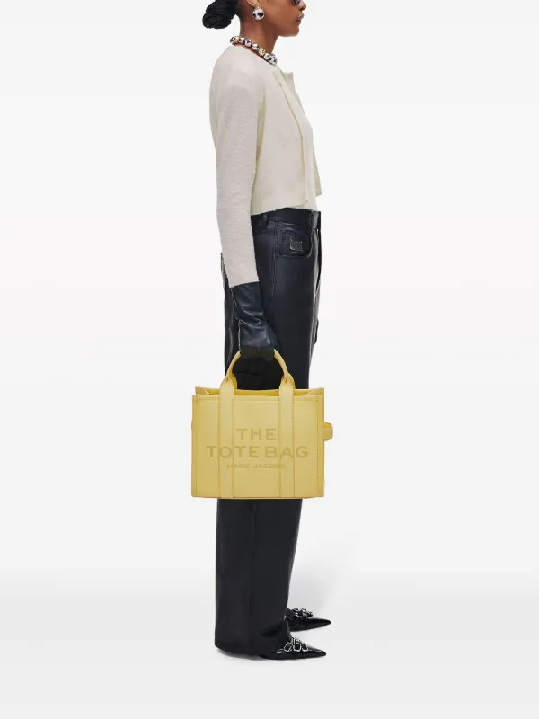 トートバッグ Marc Jacobs Structured Full-Grain Leather Medium Tote MARC JACOBS - Women The Medium Leather Tote Bag – Atelier