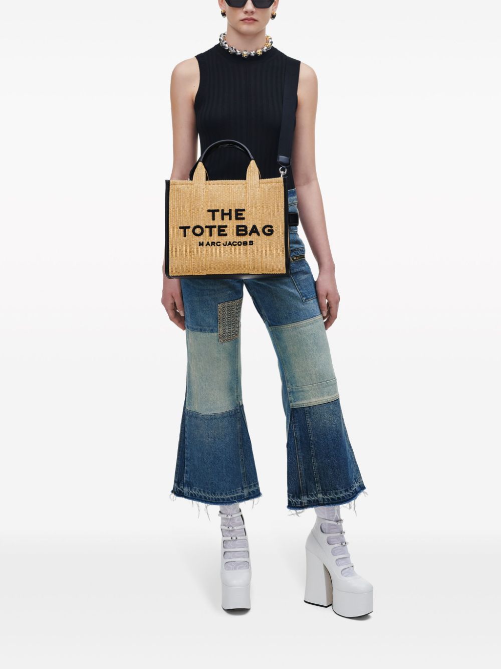 Marc Jacobs The Medium Woven shopper Beige