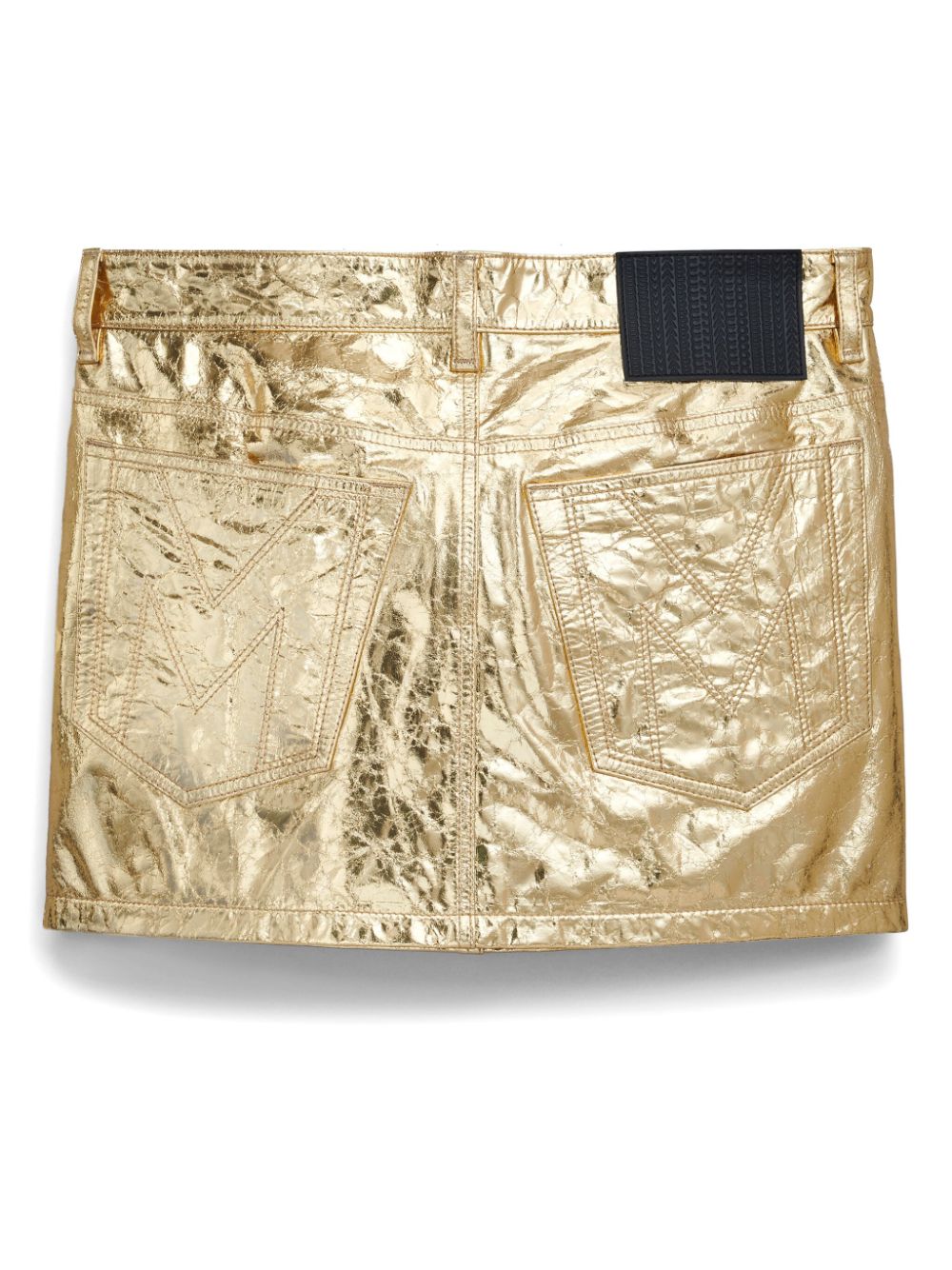 Marc Jacobs mid-rise metallic miniskirt Women