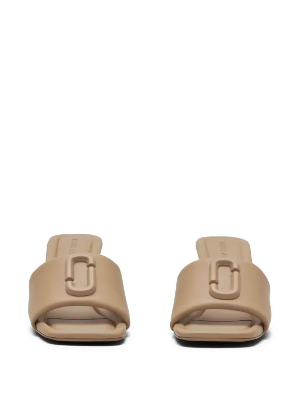 Marc Jacobs ザ レザー Jマーク 65mm サンダル | ニュートラル Marc Jacobs ザ レザー Jマーク 65mm サンダル | ニュートラル