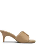 Marc Jacobs The Leather J Marc 65mm sandals - Neutrals