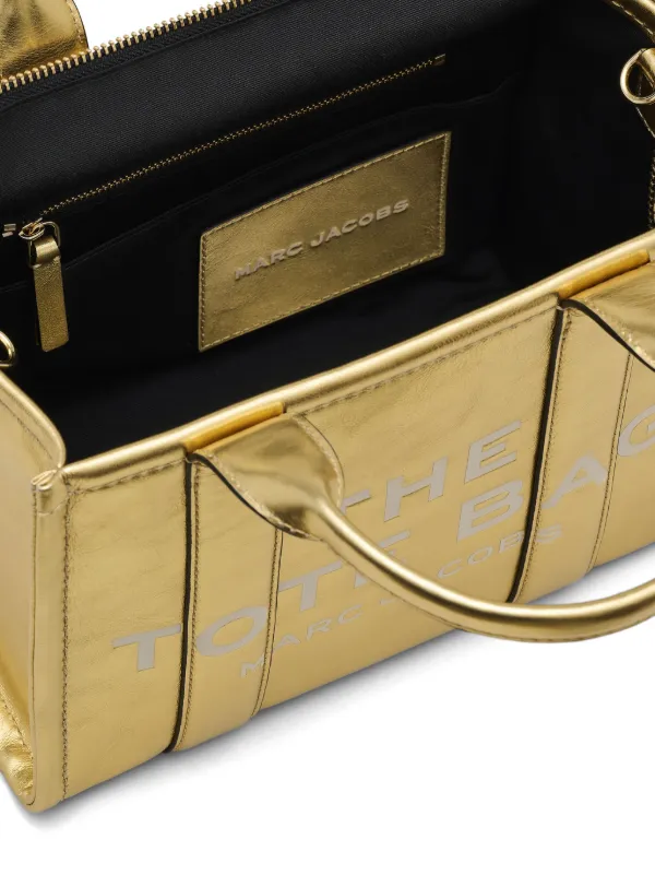 Marc jacobs metallic leather clutch retailer